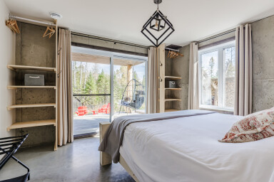 Canada, Design D'intérieur, Lit, Porte-Fenêtre, Fenêtre, Lampe, Porte