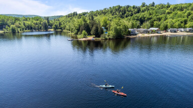 Chalet, Nature, Plein Air, Paysage, Lac, Eau, Bord De Lac