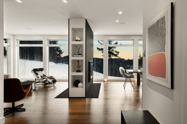 Canada, Plancher, Revêtement De Sol, Design D'intérieur, Salon, Chaise, Bois