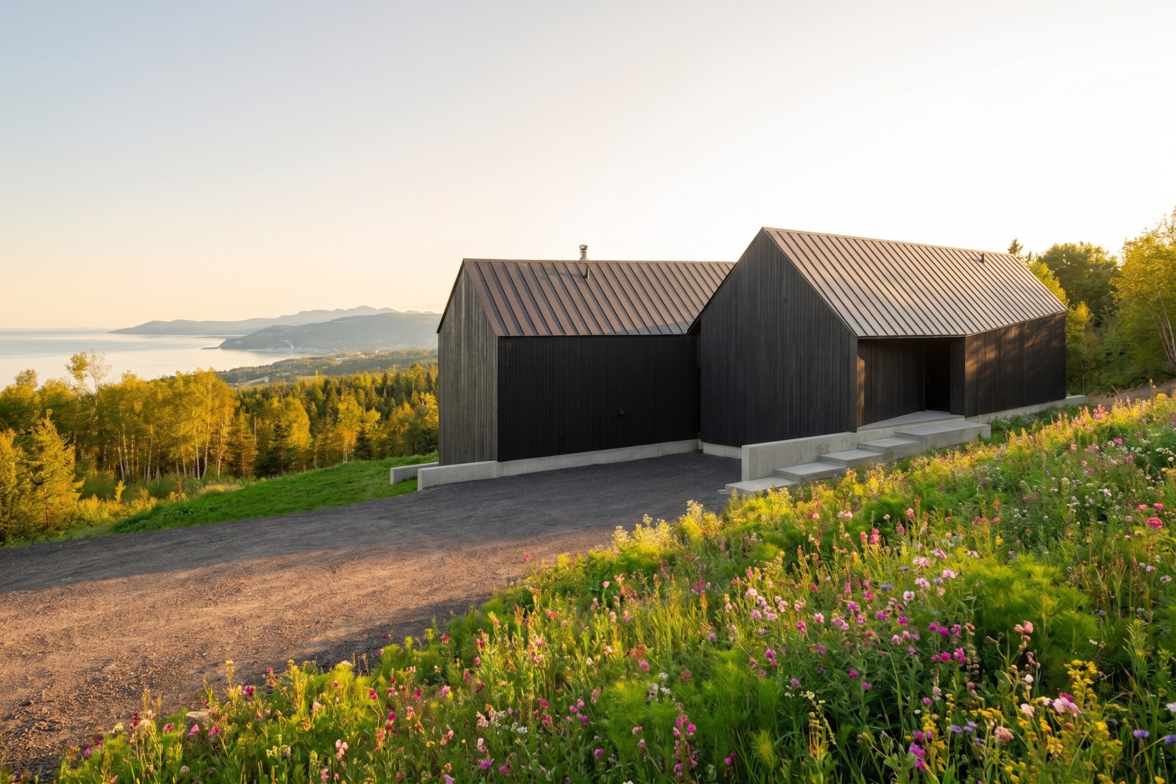 Villa Les Rorquals, chalet de luxe avec sauna et vue sur le fleuve à La Malbaie
