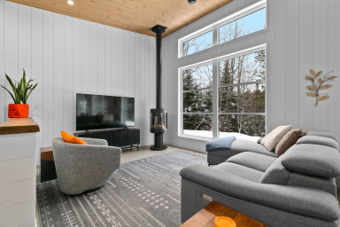 Québec, Intérieur, Design D'intérieur, Salon, Décoration D'intérieur, Plante, Canapé