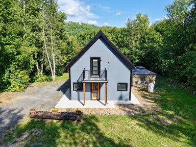 Canada, Chalet, Maison, Logement, Usine, Extérieur, Cabane Dans Les Bois
