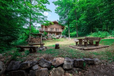Nature, Bâtiment, Logement, Maison, Cabane, Banc, Cabane Dans Les Bois