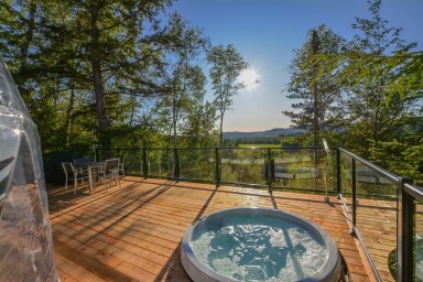 Québec, Nature, Plein Air, Paysage, Baignoire, Bain À Remous, Chaise