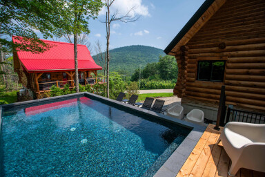 Cottage, Hotel, Resort, Chair, Outdoors, Scenery, Pool