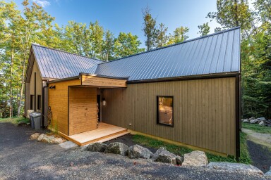 Canada, Extérieur, Abri, Design D'intérieur, Logement, Maison, Cabine