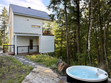 Québec, Baignoire, Bain À Remous, Intérieur, Design D'intérieur, Logement, Paysage