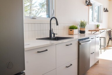 Chalet, Évier, Robinet D'évier, Intérieur, Cuisine, Design D'intérieur