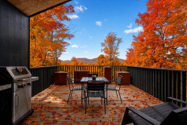 Canada, Outdoors, Scenery, Chair, Furniture, Autumn, Leaf