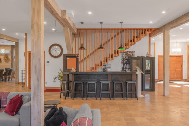 Québec, Indoors, Interior Design, Living Room, Floor, Flooring, Foyer