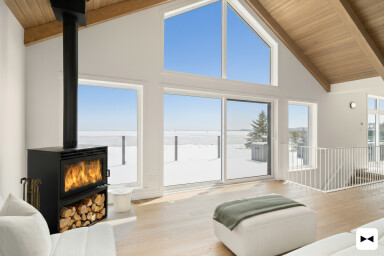 Canada, Intérieur, Design D'intérieur, Cheminée, Mobilier, Salon, Foyer