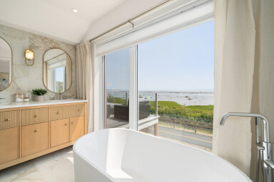 Chalet, Bain, Baignoire, Baignoire, Intérieur, Design D'intérieur, Lampe