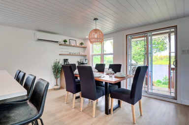 Chalet, Design D'intérieur, Salle À Manger, Table À Manger, Table, Plante, Sol