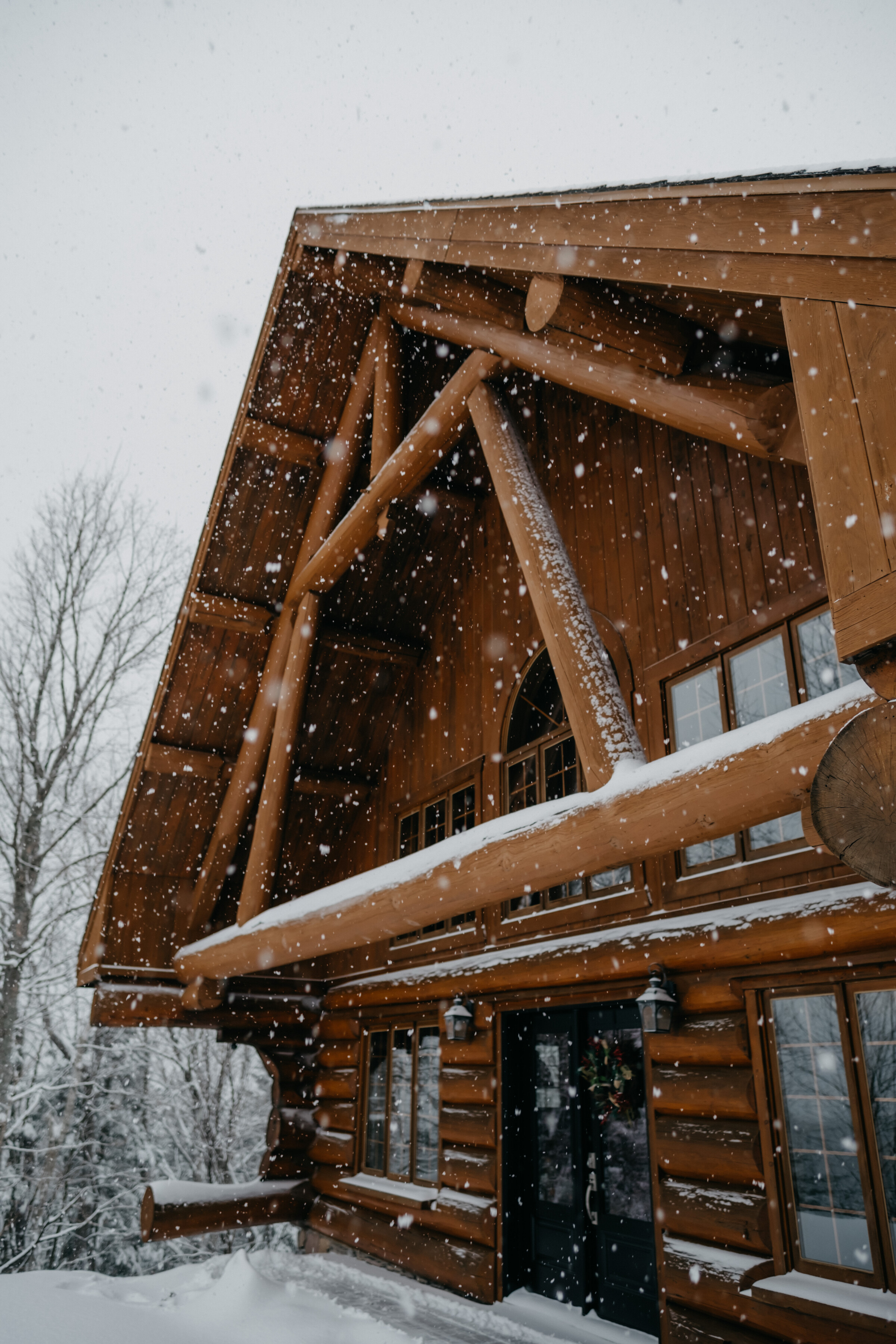 Vue lac Gareau depuis le Montagnard