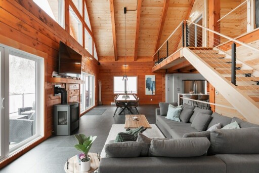 Nature, Intérieur, Design D'intérieur, Bois, Loft, Bois Teinté, Salon