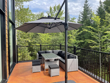 Chalet, Paysage, Véranda, Design D'intérieur, Terrasse, Canapé, Patio