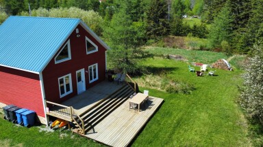 Nature,, Cottage, Housing, Chair, Outdoors, Scenery, Desk