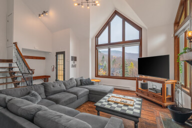 Cottage, Living Room, Interior Design, Computer Hardware, Monitor, Screen, Couch