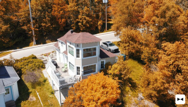 Québec, À L'extérieur, Bâtiment, Voiture, Végétation, Forêt, Vue Aérienne