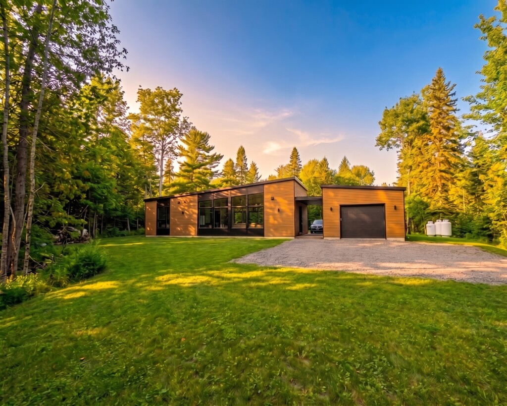 Nature,, Grass, Outdoors, Shelter, Tree, Car, Lawn