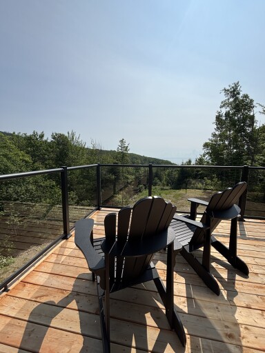 Canada, Nature, Plein Air, Paysage, Chaise, Mobilier, Bord De Lac