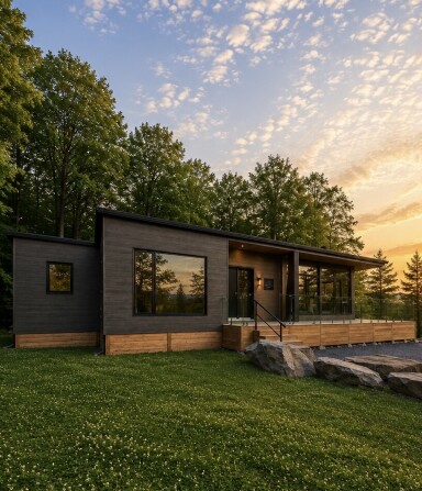 Canada, Herbe, Paysage, Bâtiment, Abri, Design D'intérieur, Logement