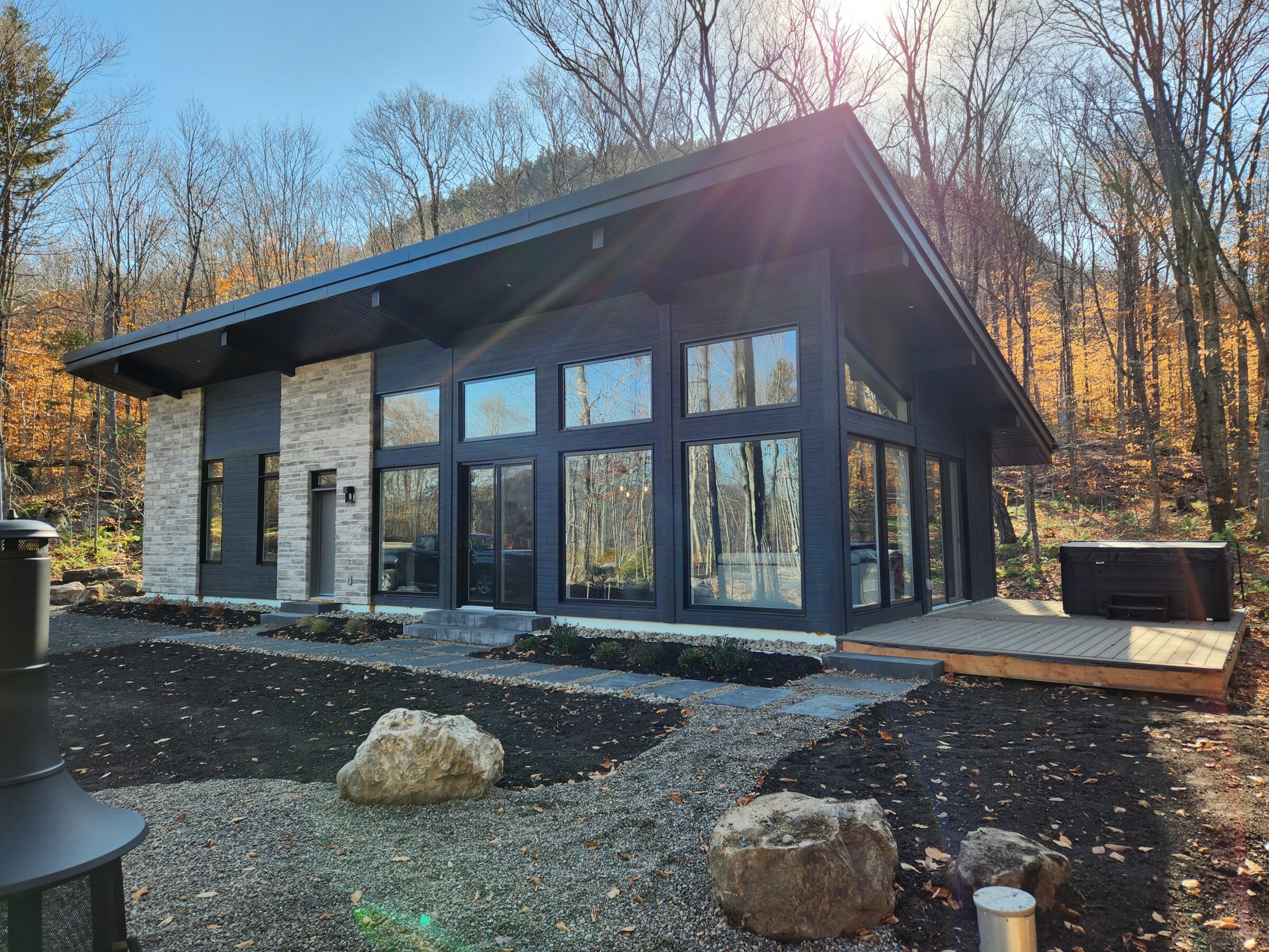 Chalet Feu, chalet à louer à Lac-Supérieur dans les Laurentides