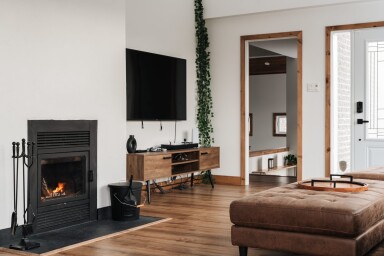 Nature,, Indoors, Interior Design, Fireplace, Furniture, Monitor, Screen