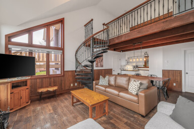 Cottage, Indoors, Living Room, Interior Design, Wood, Monitor, Screen