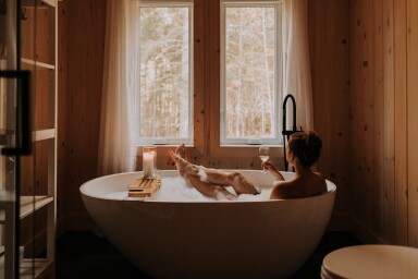 Nature, Bain, Baignoire, Personne, Baignoire, Bougie