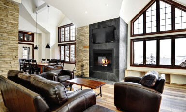 Canada, Fireplace, Indoors, Interior Design, Living Room, Couch, Home Decor