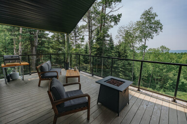 Canada, Nature, Plein Air, Paysage, Chaise, Véranda, Terrasse