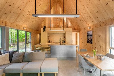 Canada, Indoors, Interior Design, Wood, Living Room, Table, Chair
