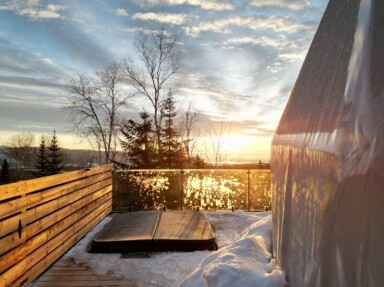 Cottage, Nature, Outdoors, Scenery, Sky, Sunrise, Shelter
