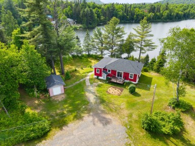 Québec, Nature, Plein Air, Paysage, Bâtiment, Bord De Lac, Vue Aérienne