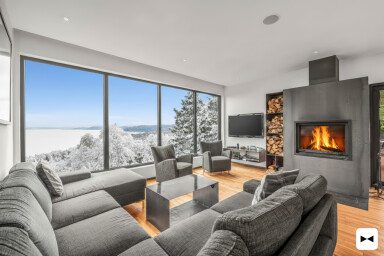 Canada, Intérieur, Salon, Design D'intérieur, Cheminée, Canapé, Décoration D'intérieur