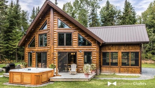 Nature,, Housing, Cabin, House, Log Cabin, Hot Tub, Plant