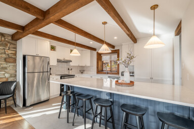 Canada, Indoors, Interior Design, Kitchen, Kitchen Island, Refrigerator, Dining Table