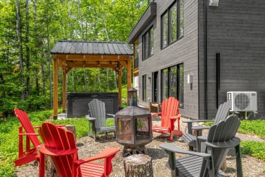 Canada, Cour Arrière, Design D'intérieur, Abri, Paysage, Véranda, Herbe