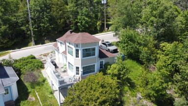 Québec, À L'extérieur, Bâtiment, Végétation, Forêt, Personne, Vue Aérienne