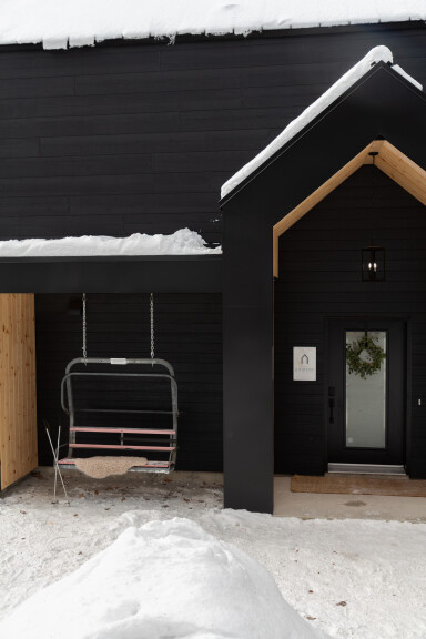 Québec, Extérieur, Abri, Garage, Intérieur, Design D'intérieur, Nature