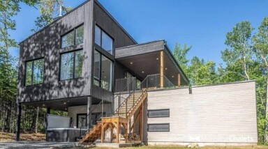 Québec, Indoors, Interior Design, Housing, House, Staircase, Outdoors