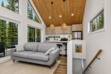 Canada, Intérieur, Design D'intérieur, Décoration D'intérieur, Bois, Panneaux De Bois, Canapé