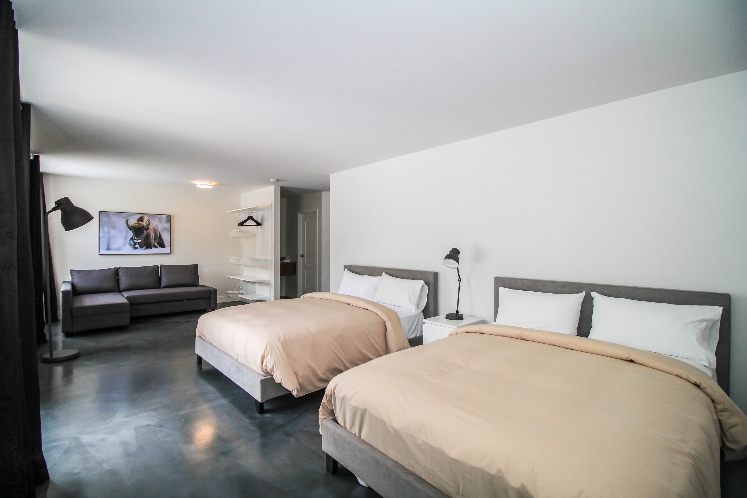 Chambre avec lits queen
