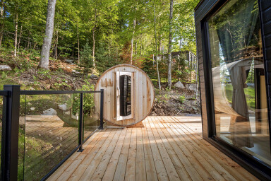Québec, Design D'intérieur, Paysage, Bois, Porte, Terrasse, Logement