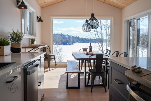 Nature,, Outdoors, Scenery, Interior Design, Dining Table, Dining Room, Kitchen