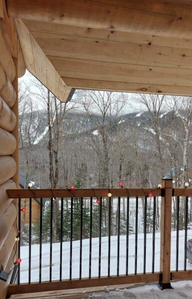 Canada, Interior Design, Wood, Railing, Scenery, Porch, Shelter