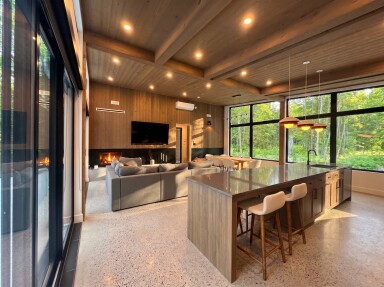 Cottage, Indoors, Interior Design, Floor, Flooring, Wood, Sink Faucet