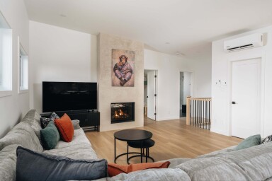 Nature,, Interior Design, Fireplace, Home Decor, Living Room, Cushion, Table