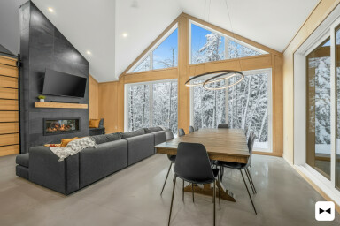 Canada, Design D'intérieur, Salon, Table, Chaise, Moniteur, Canapé